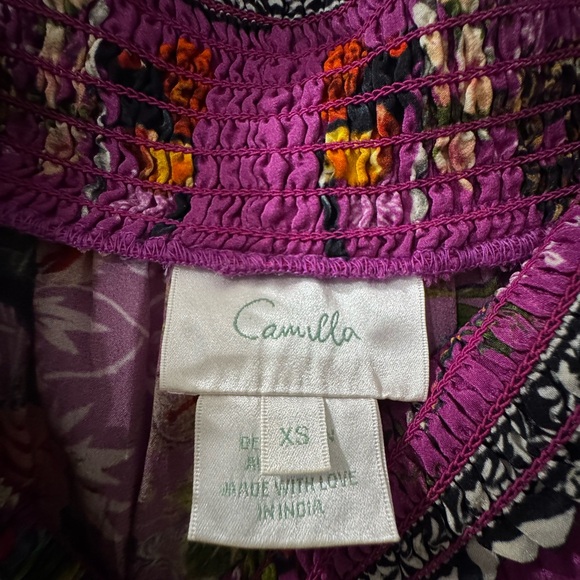 Camilla Vibrant Floral Long Sleeve Dress - Picture 3 of 3